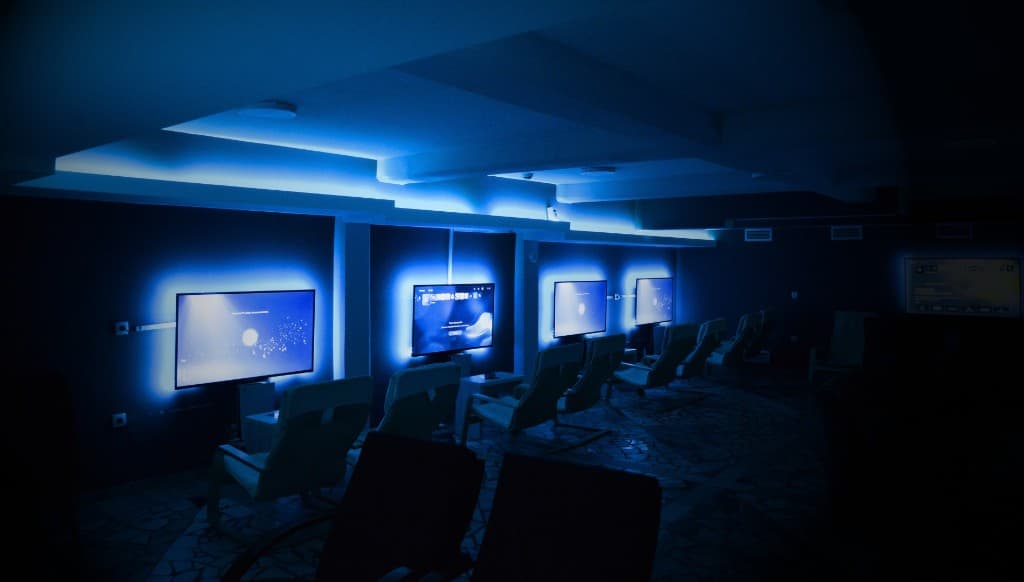 Sony neon gaming zona