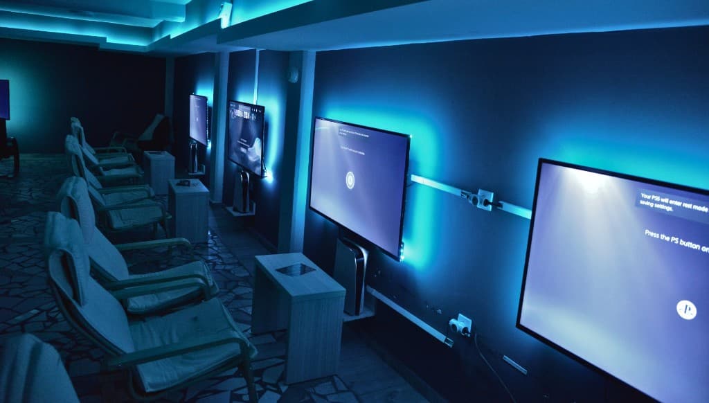 Sony gaming lounge
